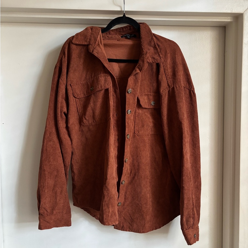 Women’s Rust Corduroy Jacket